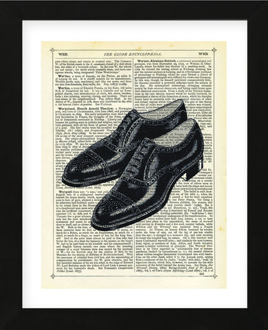 Mens Shoes (Framed) -  Marion McConaghie - McGaw Graphics