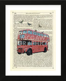 Butterfly London Bus (Framed) -  Marion McConaghie - McGaw Graphics