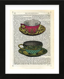 Vintage Cups (Framed) -  Marion McConaghie - McGaw Graphics