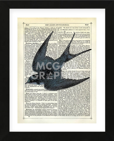 Blue Bird (Framed) -  Marion McConaghie - McGaw Graphics