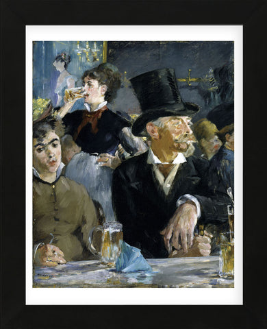 At the Cafe, c. 1879 (Framed) -  Edouard Manet - McGaw Graphics