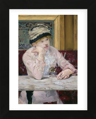 Plum Brandy, c. 1877 (Framed) -  Edouard Manet - McGaw Graphics