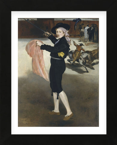 Mlle Victorine Meurent in the Costume of an Espada, 1862 (Framed) -  Edouard Manet - McGaw Graphics