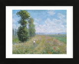 Meadow with Poplars, about 1875 (Framed) -  Claude Monet - McGaw Graphics