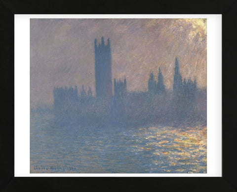 Houses of Parliament, Sunlight Effect (Le Parlement, effet de soleil), 1903 (Framed) -  Claude Monet - McGaw Graphics