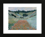 Poppy Field in a Hollow Near Giverny, 1885 (Framed) -  Claude Monet - McGaw Graphics