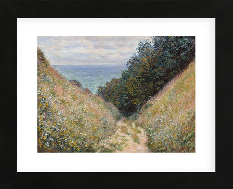 Road at La Cavée, Pourville, 1882 (Framed) -  Claude Monet - McGaw Graphics