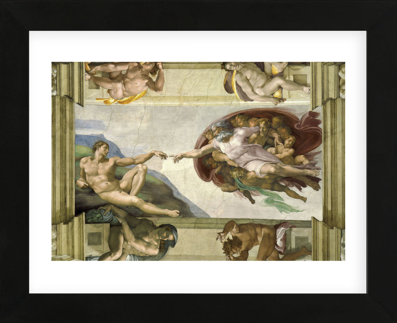 The Creation of Adam (Full) (Framed) | McGaw Graphics