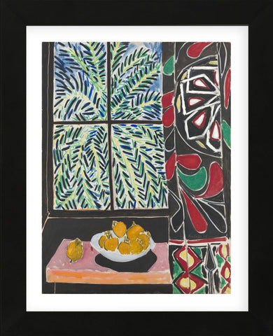 Interior with Egyptian Curtain, 1948 (Framed) -  Henri Matisse - McGaw Graphics