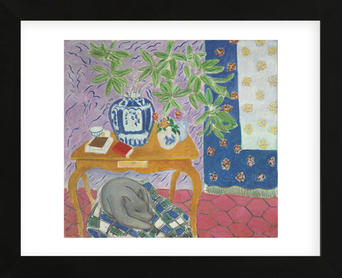 Interior with a Dog, 1934 (Framed) -  Henri Matisse - McGaw Graphics
