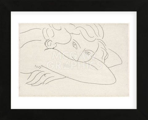 Young Woman with Face Buried in Arms, 1929 (Framed) -  Henri Matisse - McGaw Graphics