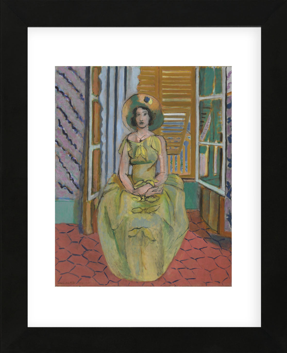 The Yellow Dress, 1929-31 (Framed) | McGaw Graphics