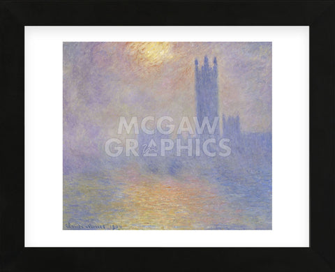 Houses of Parliament (Framed) -  Claude Monet - McGaw Graphics