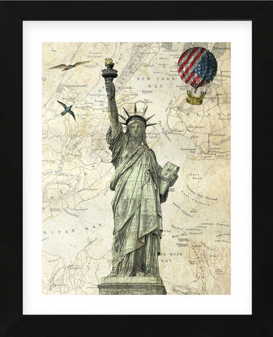 Liberty Balloon (Framed) -  Marion McConaghie - McGaw Graphics