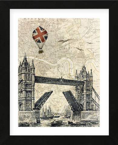 Tower Bridge Balloon (Framed) -  Marion McConaghie - McGaw Graphics