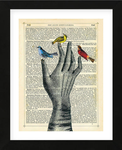 Bird in the Hand (Framed) -  Marion McConaghie - McGaw Graphics