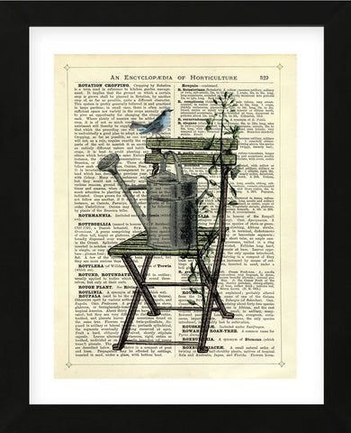 Gardener’s Chair (Framed) -  Marion McConaghie - McGaw Graphics