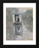 The Studio Boat (Le Bateau-atelier), 1876 (Framed) -  Claude Monet - McGaw Graphics