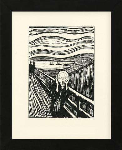 The Scream (serigraph)  (Framed) -  Edvard Munch - McGaw Graphics