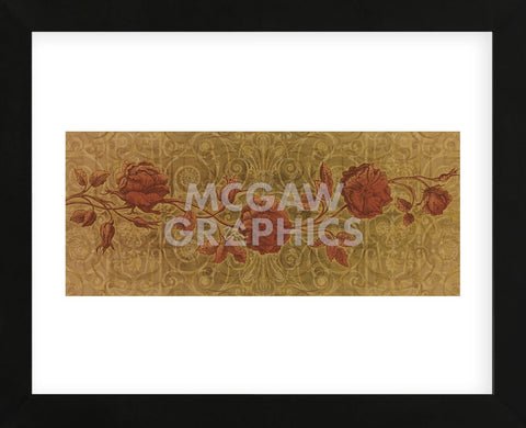 Roses Interlace  (Framed) -  Mali Nave - McGaw Graphics