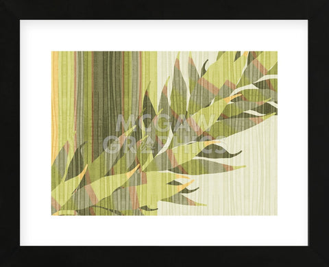 Water Leaves II  (Framed) -  Mali Nave - McGaw Graphics