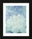 White Rose with Larkspur No. 2, 1927  (Framed) -  Georgia O'Keeffe - McGaw Graphics