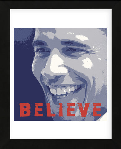 Barack Obama: Believe (Framed) -  Celebrity Photography - McGaw Graphics