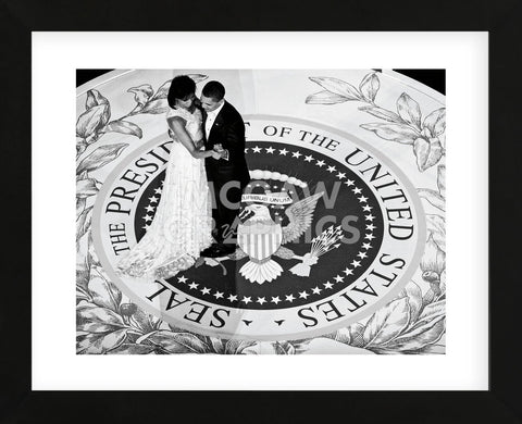 President Obama and The First Lady (b/w) (Framed) -  Celebrity Photography - McGaw Graphics