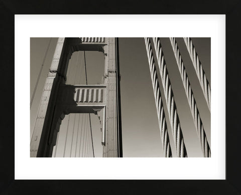 Golden Gate Bridge and Cables  (Framed) -  Christian Peacock - McGaw Graphics