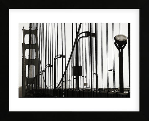 Golden Gate Bridge in Silhouette  (Framed) -  Christian Peacock - McGaw Graphics
