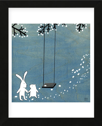 Follow Your Heart - Let's Swing  (Framed) -  Kristiana Pärn - McGaw Graphics