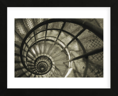 Spiral Staircase in Arc de Triomphe (Framed) -  Christian Peacock - McGaw Graphics