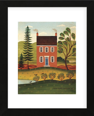 House and Lake (Framed) -  Diane Ulmer Pedersen - McGaw Graphics