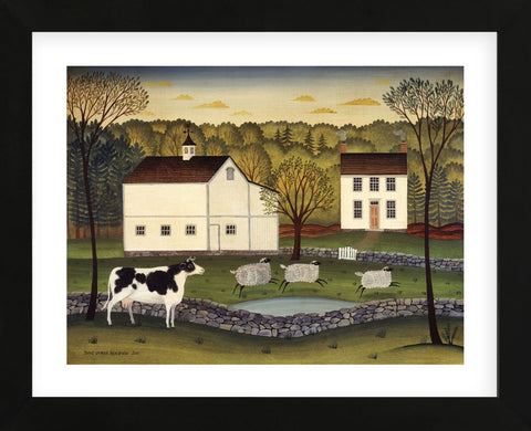 White Farm (Framed) -  Diane Ulmer Pedersen - McGaw Graphics
