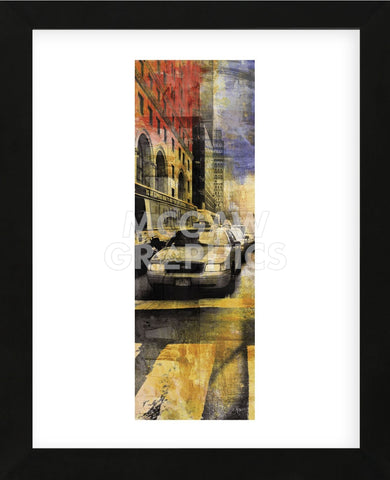 New York Taxi VIII (Framed) -  Sven Pfrommer - McGaw Graphics