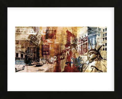 NY Wall Street (Framed) -  Sven Pfrommer - McGaw Graphics
