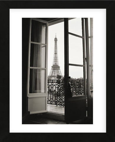 Eiffel Tower through French Doors (Framed) -  Christian Peacock - McGaw Graphics
