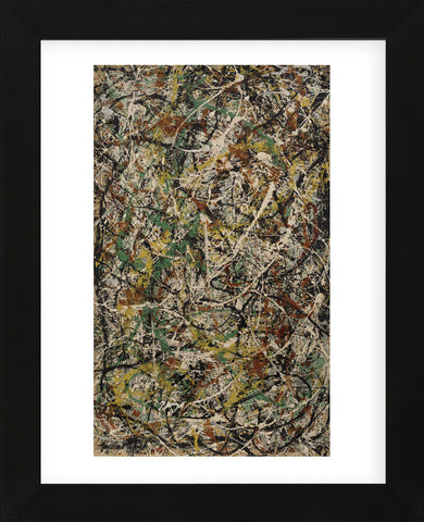 Number 3, 1949: Tiger, 1949 (Framed) -  Jackson Pollock - McGaw Graphics