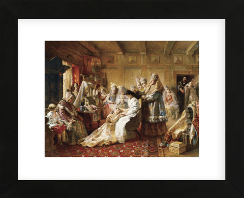 The Russian Bride's Attire, 1889  (Framed) -  Konstantin Makovsky - McGaw Graphics