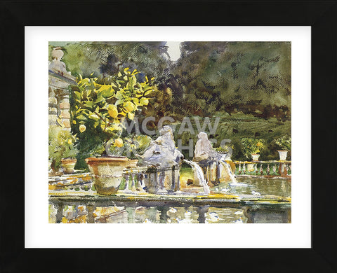 Villa Maria  (Framed) -  John Singer Sargent - McGaw Graphics