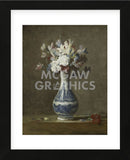 Vase of Flowers (Framed) -  Jean-Baptiste-Siméon Chardin - McGaw Graphics