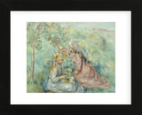 Girls Picking Flowers in a Meadow, c.1890  (Framed) -  Pierre-Auguste Renoir - McGaw Graphics