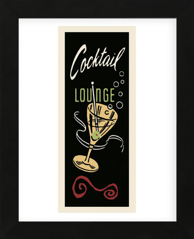 Cocktail Lounge  (Framed) -  Retro Series - McGaw Graphics
