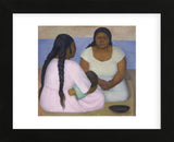 Two Women and a Child  (Framed) -  Diego Rivera - McGaw Graphics