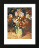 Tulips in a Vase  (Framed) -  Pierre-Auguste Renoir - McGaw Graphics