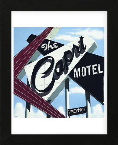 Capri Motel  (Framed) -  Anthony Ross - McGaw Graphics