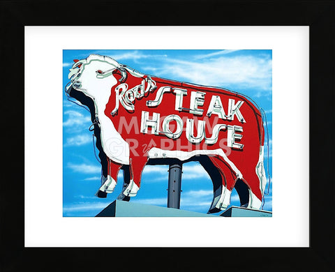 Rod's Steakhouse  (Framed) -  Anthony Ross - McGaw Graphics