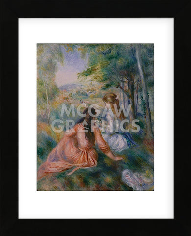 In the Meadow (Framed) -  Pierre-Auguste Renoir - McGaw Graphics