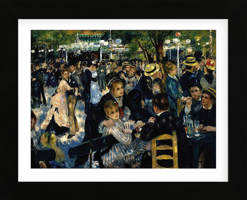 Le Moulin de la Galette 1876 (Framed) -  Pierre-Auguste Renoir - McGaw Graphics