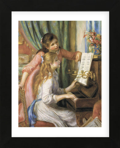 Two Young Girls at the Piano (Framed) -  Pierre-Auguste Renoir - McGaw Graphics